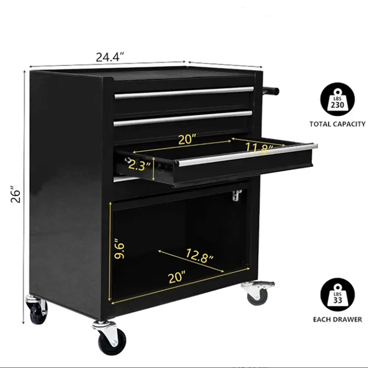Rolling Metal Tool Chest